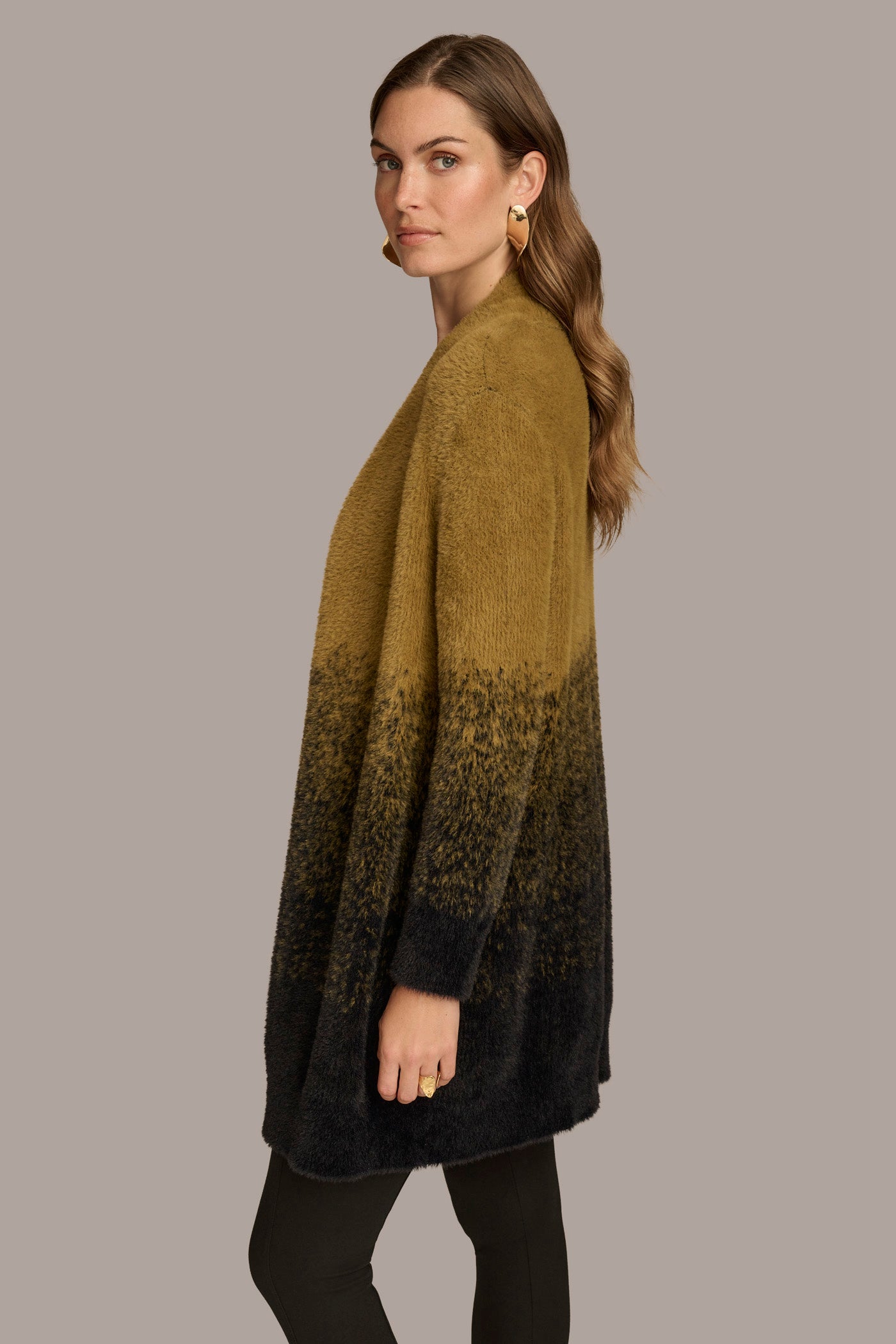 (image for) EXQUISITE WORKMANSHIP OMBRE EYELASH CARDIGAN